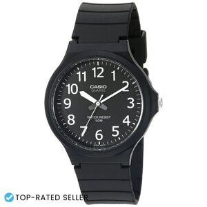 Large Dial Analog Watch Quartz Movement Water Resistant Minimal Classic